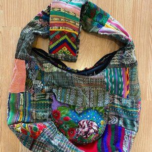 Patchwork Tote w/ Crossbody - Handmade in Mexico